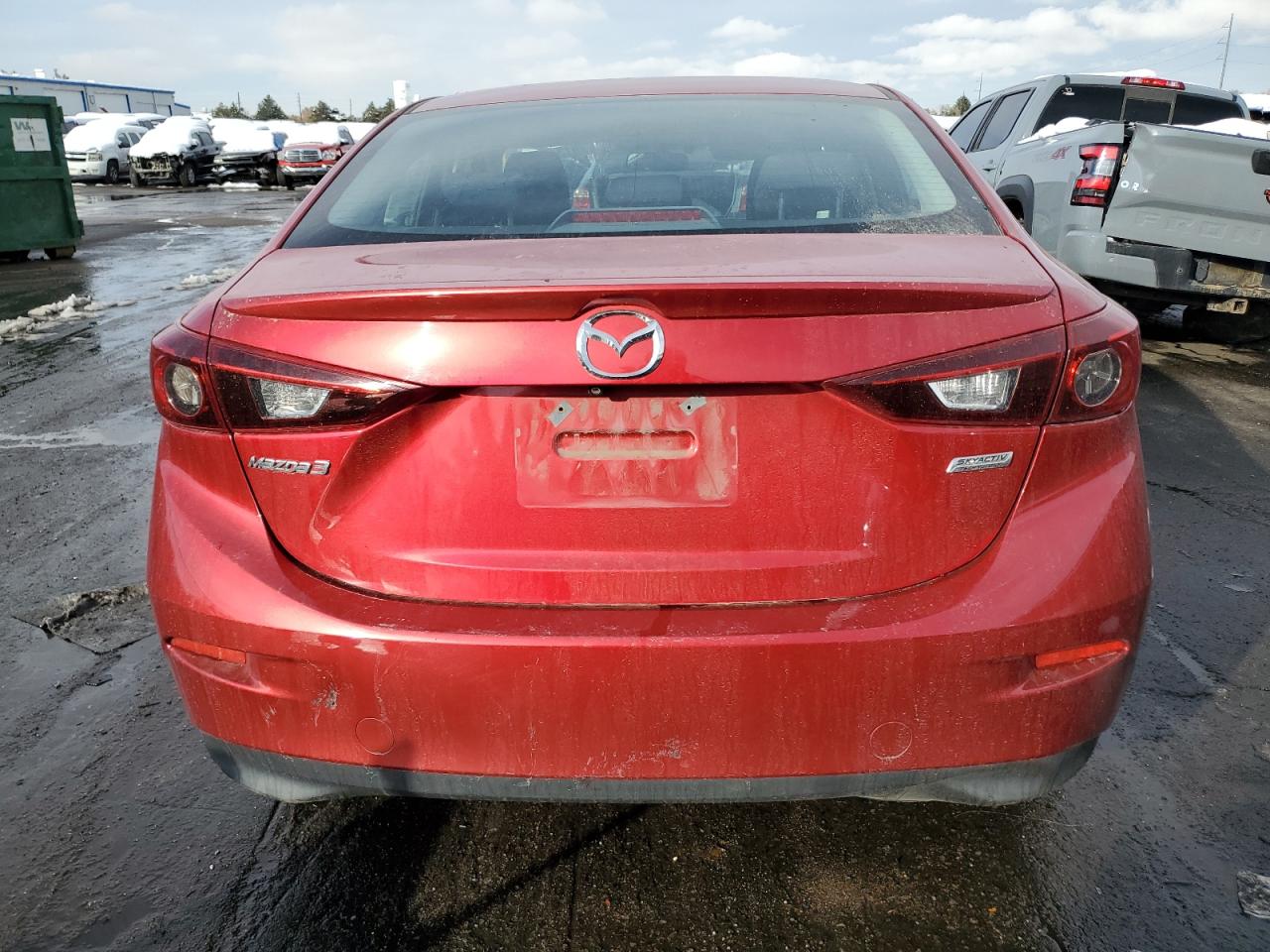 2016 Mazda 3 VIN 3MZBM1V78GM254181 Copart auction photo, rear end damage thumbnail 6