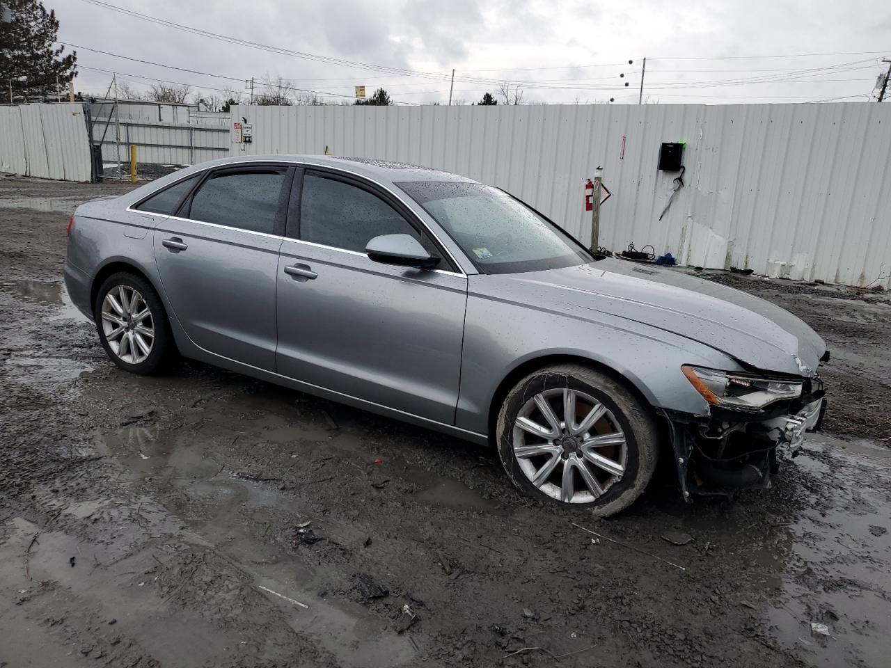 2015 Audi A6 VIN WAUGFAFC0FN005891 Copart auction photo, all over / front end damage thumbnail 4