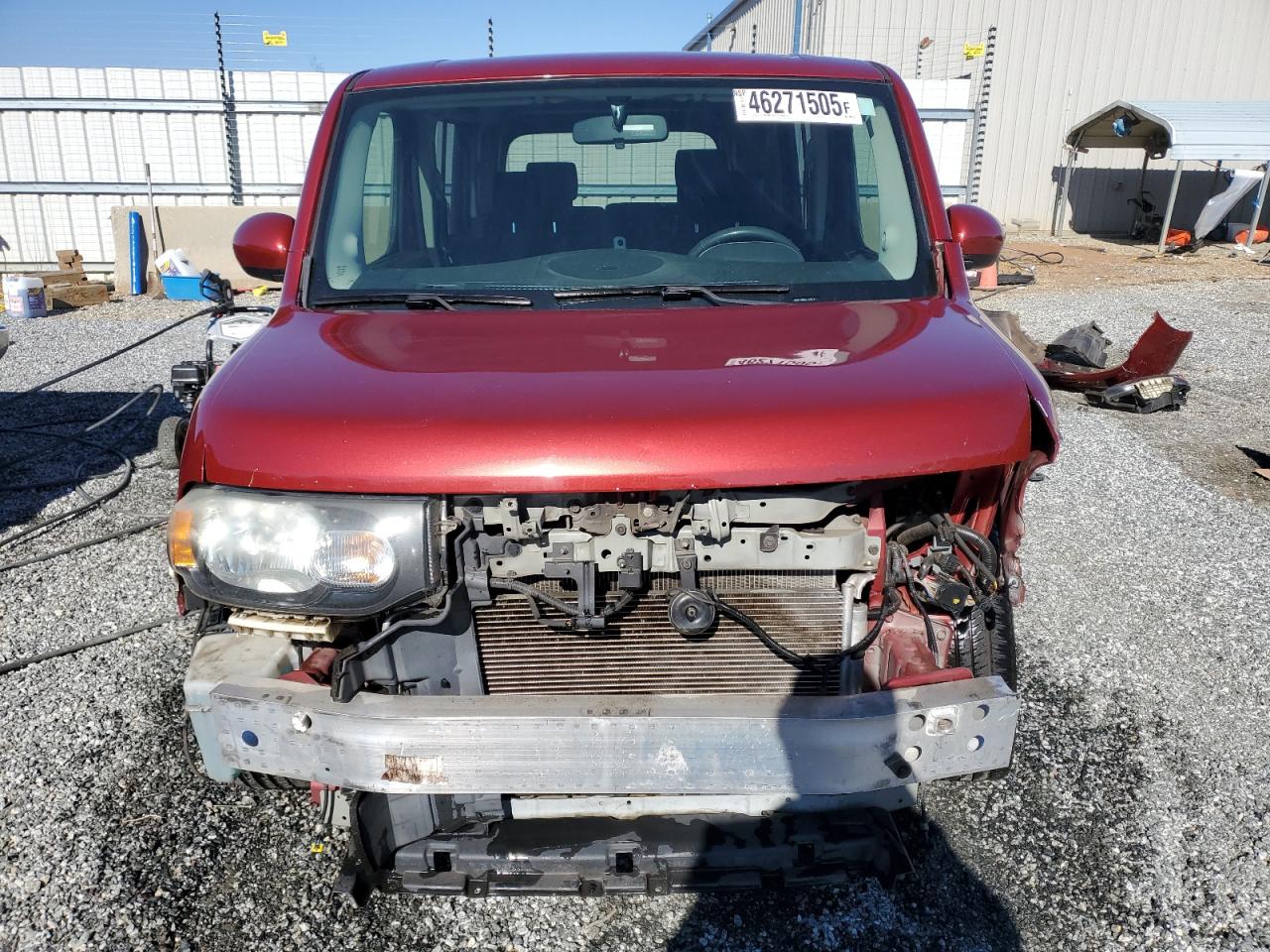 2014 Nissan Cube VIN JN8AZ2KR6ET352737 Copart auction photo, front end damage thumbnail 5