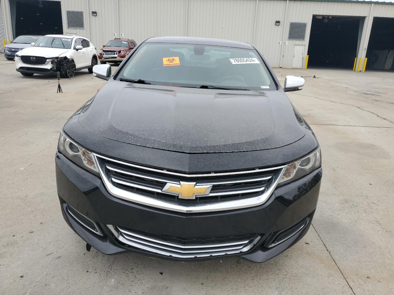 2018 Chevrolet Impala VIN 2G1125S35J9109492 Copart auction photo, rear end damage thumbnail 5