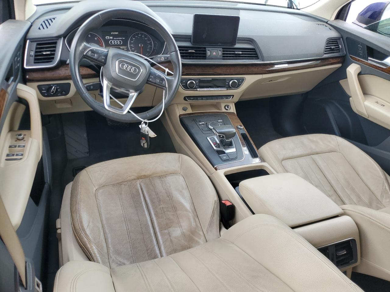 2018 Audi Q5 VIN WA1ANAFY9J2062084 Copart auction photo, side / water/flood damage thumbnail 8