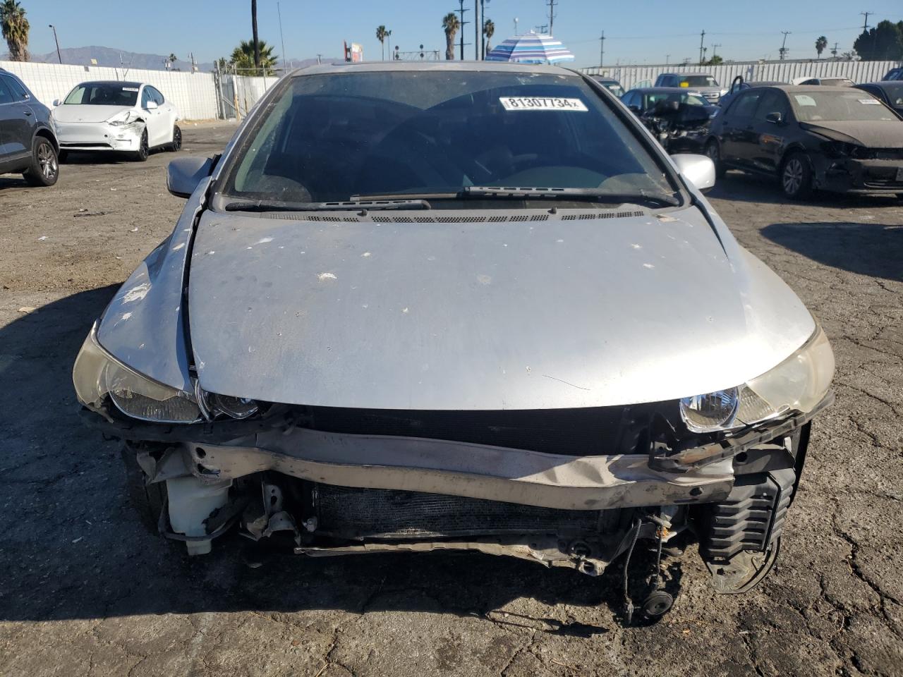 2009 Honda Civic VIN 2HGFG12819H515985 Copart auction photo, front end / side damage thumbnail 5