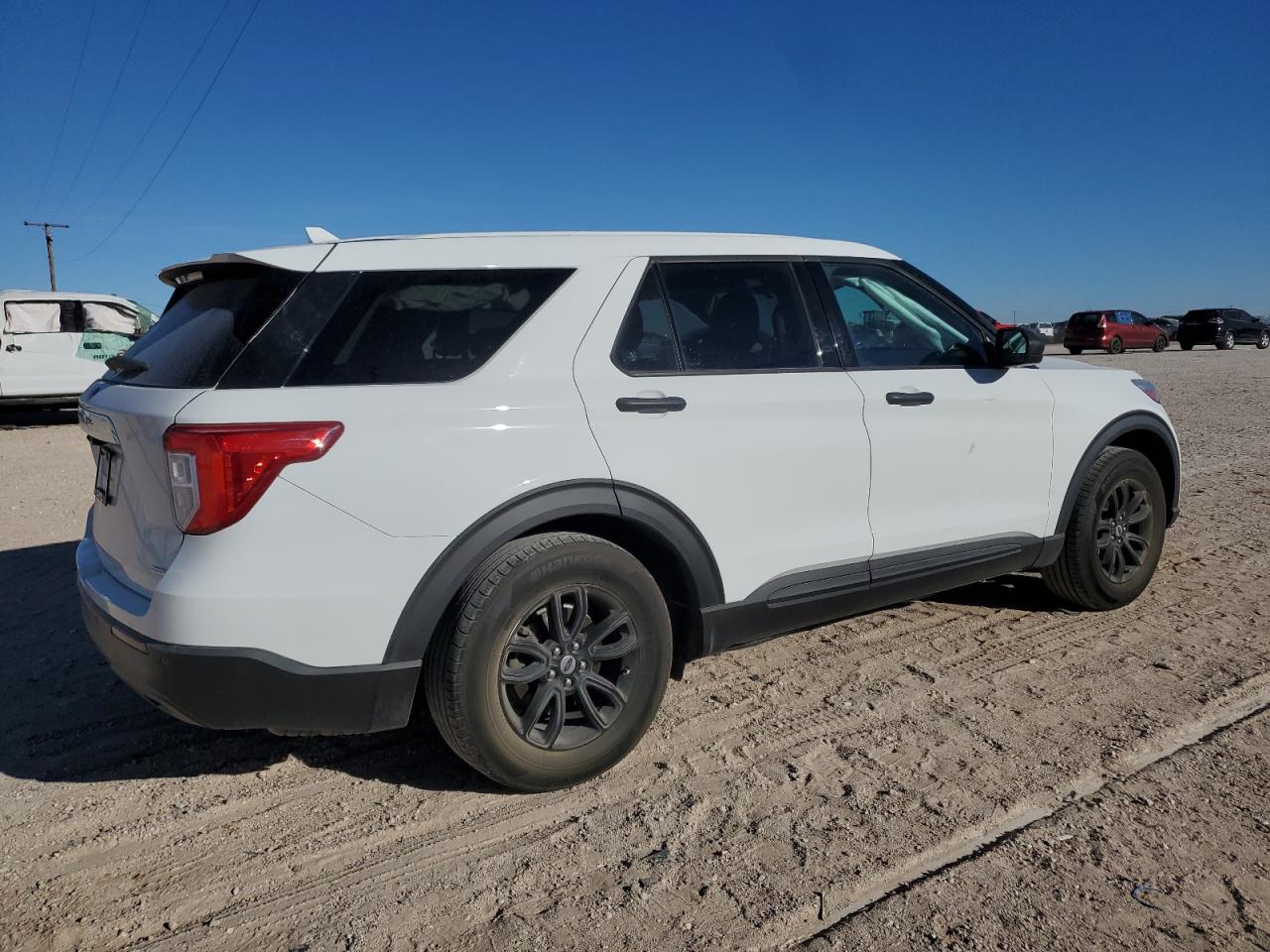 2020 Ford Explorer VIN 1FMSK7BH1LGB63584 Copart auction photo, side damage thumbnail 3