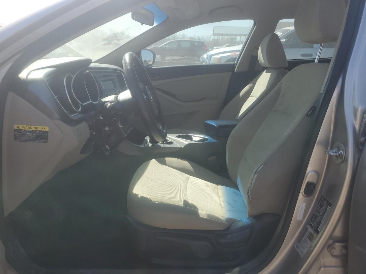 2015 KIA Optima VIN 5XXGM4A79FG480522 Copart auction photo, front end / vandalism damage thumbnail 7