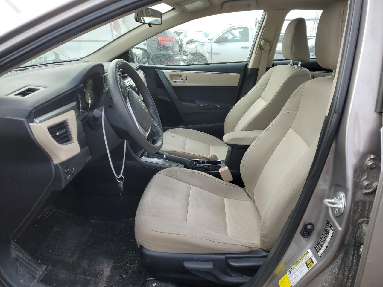 2014 Toyota Corolla VIN 2T1BURHEXEC074010 Copart auction photo, rear end damage thumbnail 7