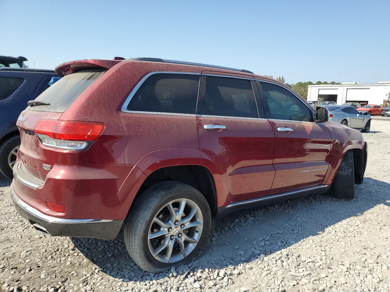 2015 Jeep Grand Cherokee VIN 1C4RJFJG5FC210989 Copart auction photo, side damage thumbnail 3