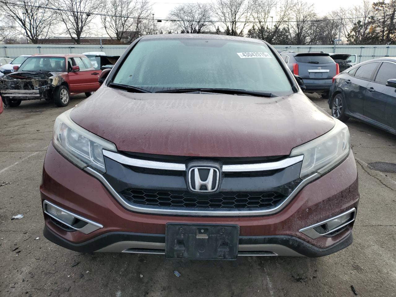 2016 Honda CR-V VIN 5J6RM4H53GL064300 Copart auction photo, side / rear end damage thumbnail 5