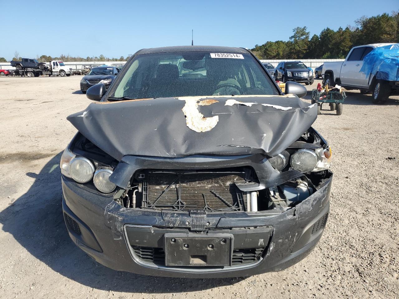 2013 Chevrolet Sonic VIN 1G1JA5SH6D4144144 Copart auction photo, all over damage thumbnail 5