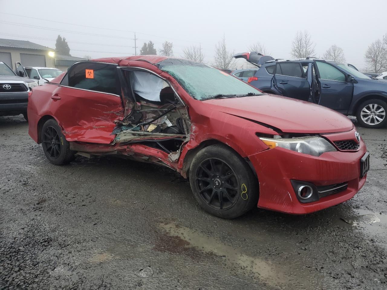 2012 Toyota Camry VIN 4T1BF1FK6CU612153 Copart auction photo, all over damage thumbnail 4