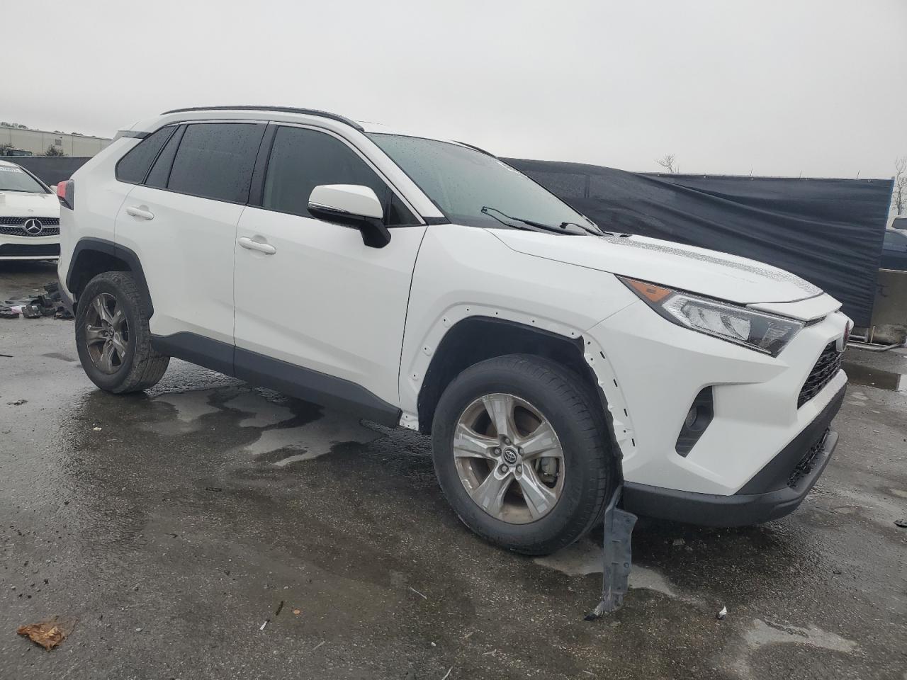 2019 Toyota RAV 4 VIN JTMW1RFV3KD014971 Copart auction photo, front end / side damage thumbnail 4