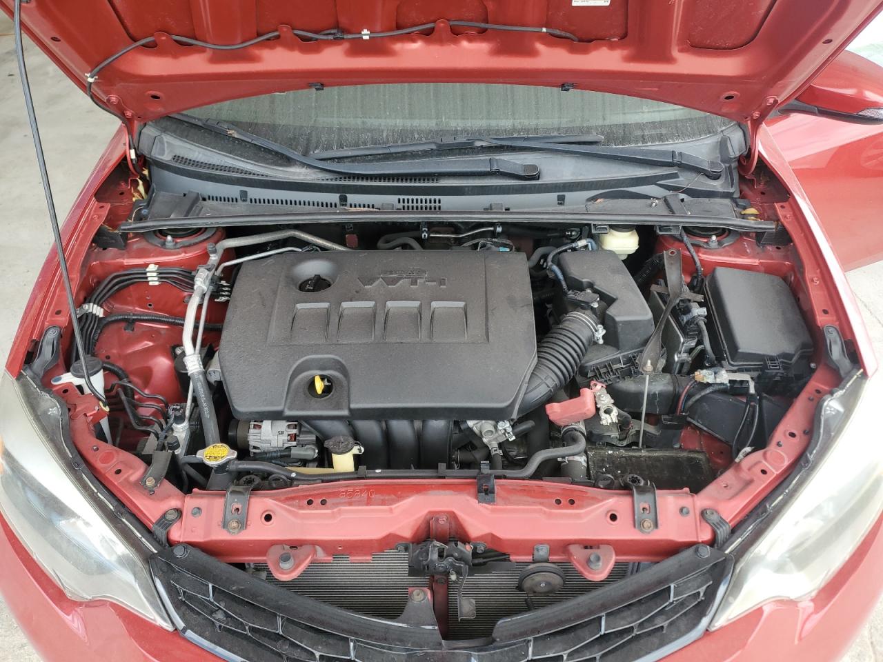 2016 Toyota Corolla VIN 2T1BURHE5GC505193 Copart auction photo, rear end / mechanical damage thumbnail 11