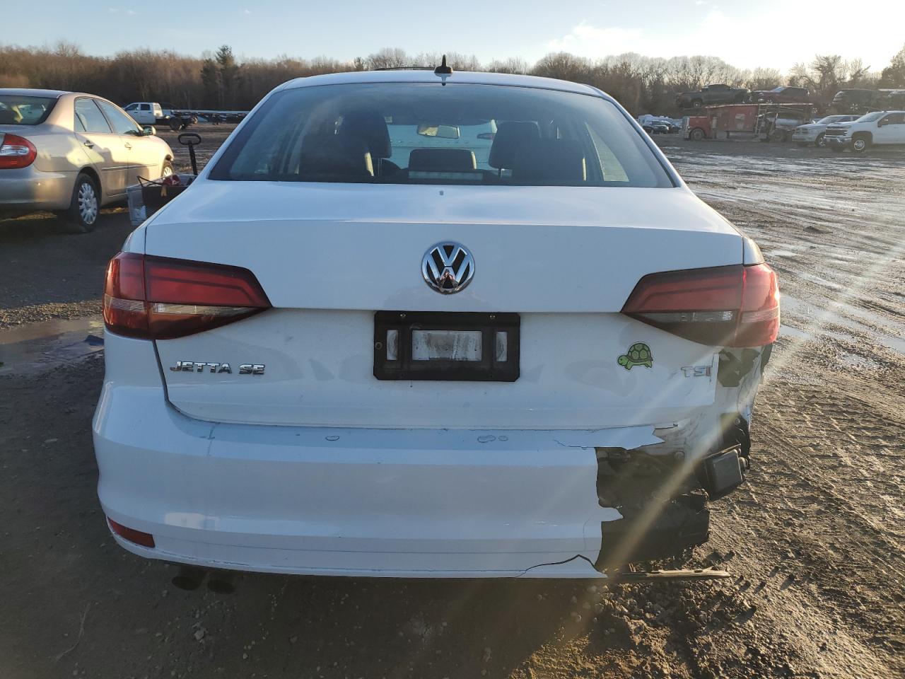2017 Volkswagen Jetta VIN 3VWDB7AJ5HM295808 Copart auction photo, rear end / front end damage thumbnail 6