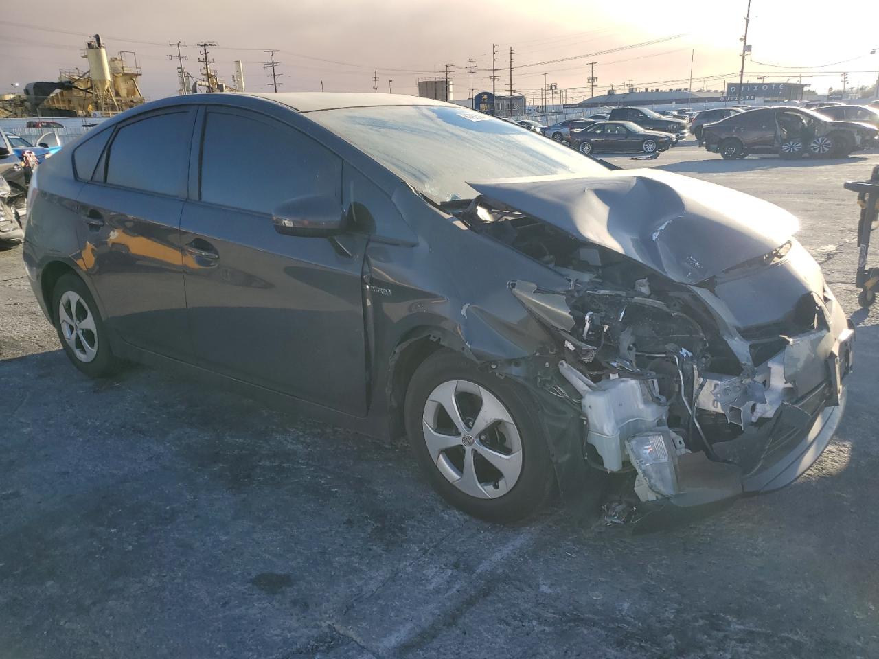 2013 Toyota Prius VIN JTDKN3DU4D5691843 Copart auction photo, front end damage thumbnail 4