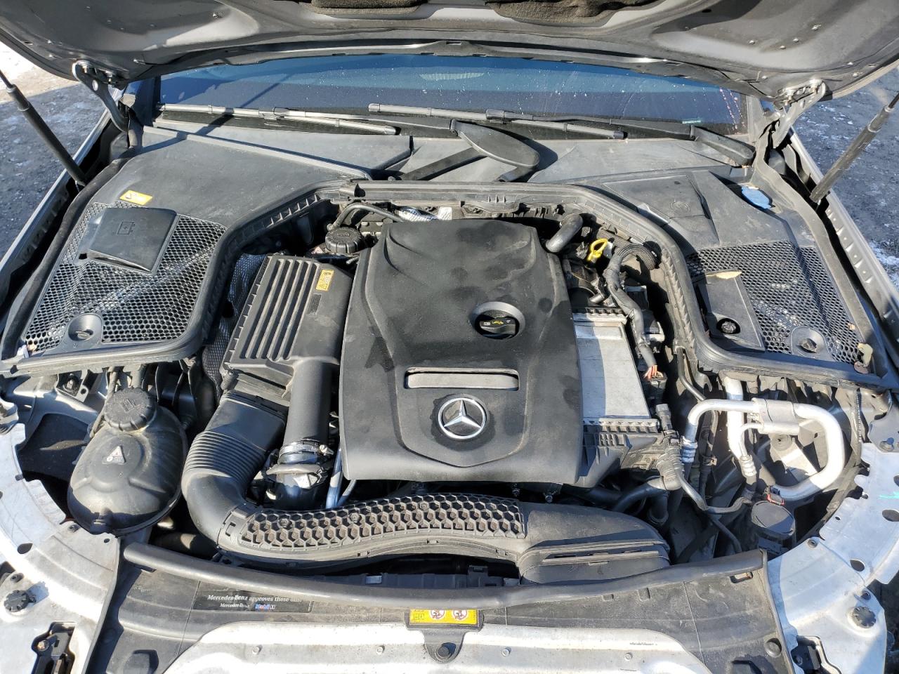2016 Mercedes-Benz C-klasse VIN 55SWF4KB4GU147933 Copart auction photo, front end / minor dent/scratches damage thumbnail 11