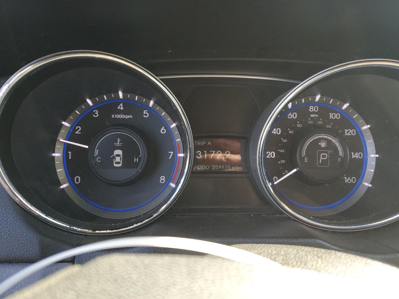 2013 Hyundai Sonata VIN 5NPEC4AC0DH807852 Copart auction photo, rear end damage thumbnail 9