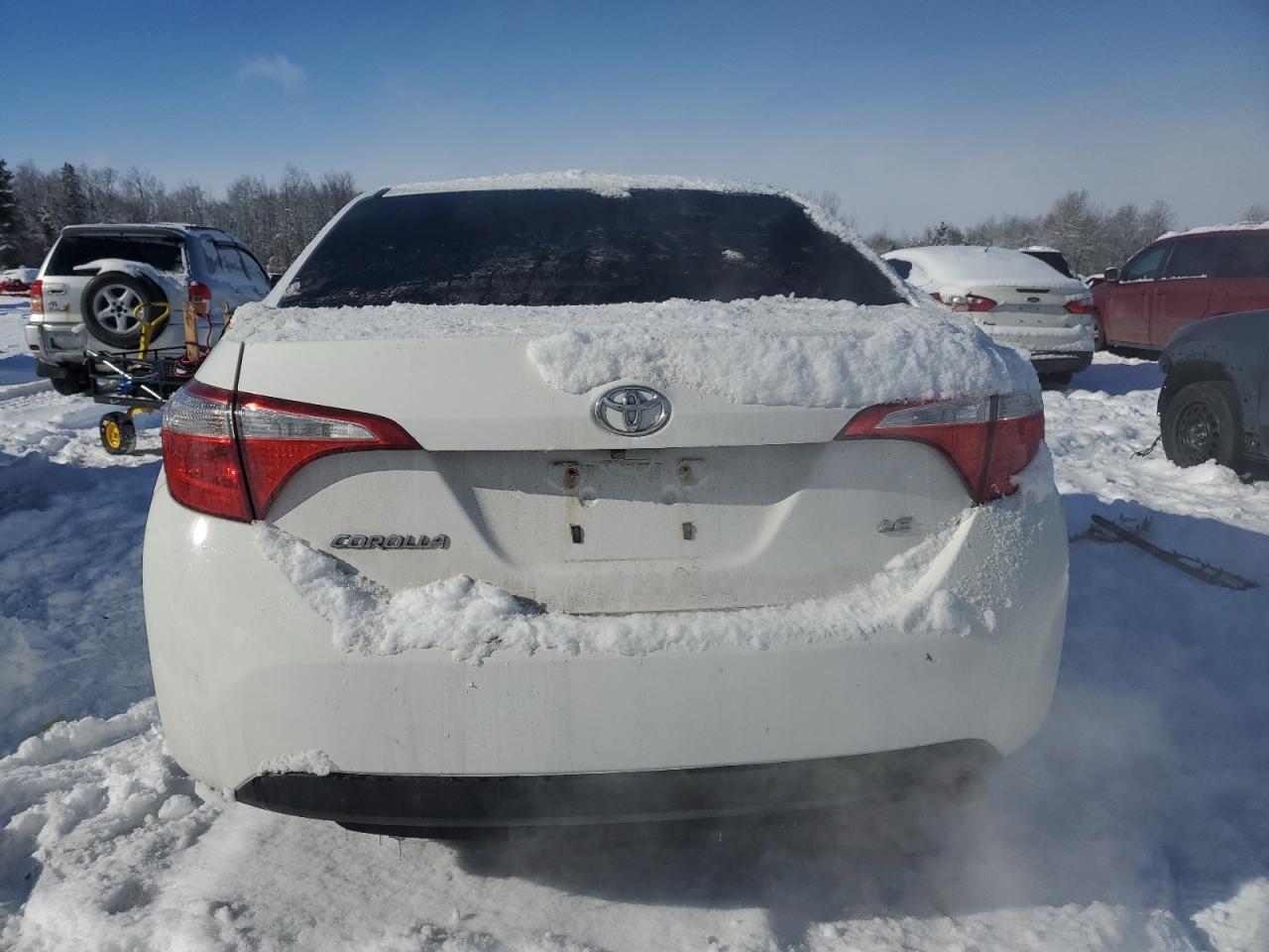 2016 Toyota Corolla VIN 2T1BURHE6GC585619 Copart auction photo, side / front end damage thumbnail 6