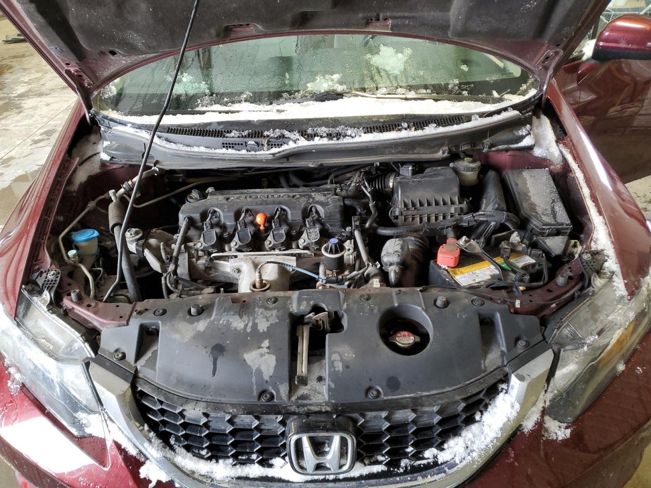 2015 Honda Civic VIN 19XFB2F83FE200724 Copart auction photo, rear end / mechanical damage thumbnail 11