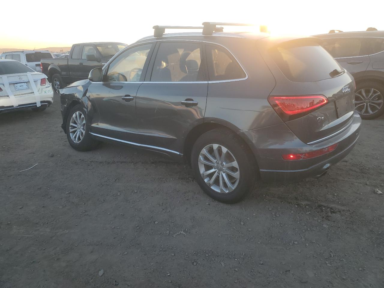2016 Audi Q5 VIN WA1C2AFP2GA056635 Copart auction photo, side damage thumbnail 2