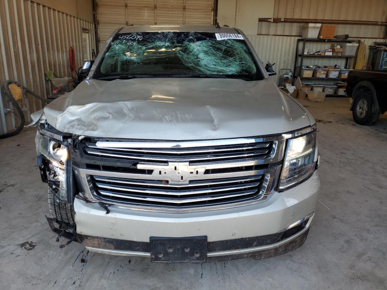 2015 Chevrolet Suburban VIN 1GNSCKKC9FR238394 Copart auction photo, front end / hail damage thumbnail 5