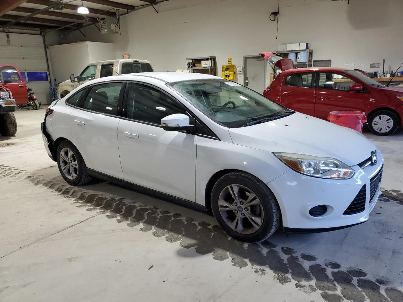 2014 Ford Focus VIN 1FADP3F28EL462292 Copart auction photo, rear end damage thumbnail 4