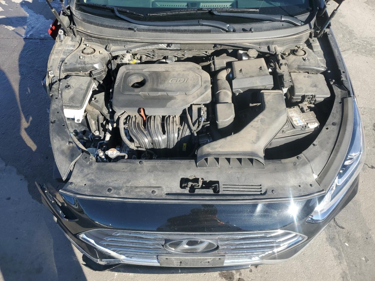 2018 Hyundai Sonata VIN 5NPE34AF6JH654559 Copart auction photo, front end / rear end damage thumbnail 11
