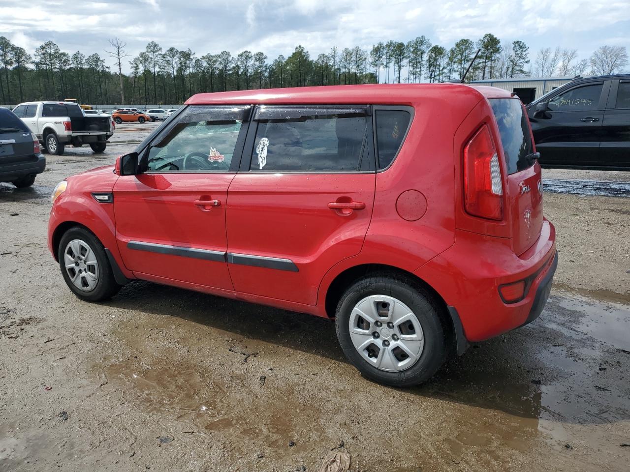 2013 KIA Soul VIN KNDJT2A5XD7617341 Copart auction photo, side damage thumbnail 2