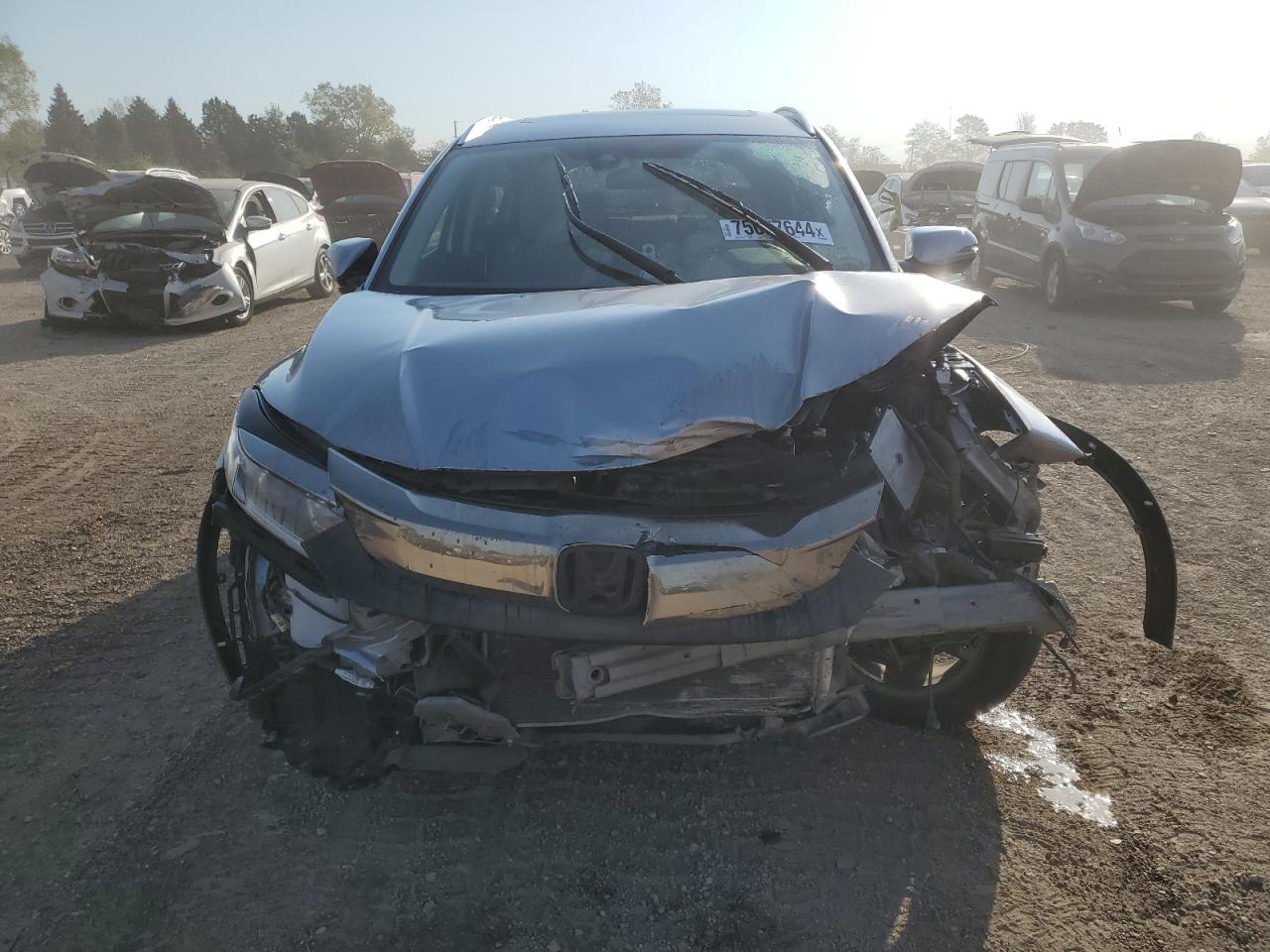 2021 Honda HR-V VIN 3CZRU6H5XMM712740 Copart auction photo, front end damage thumbnail 5
