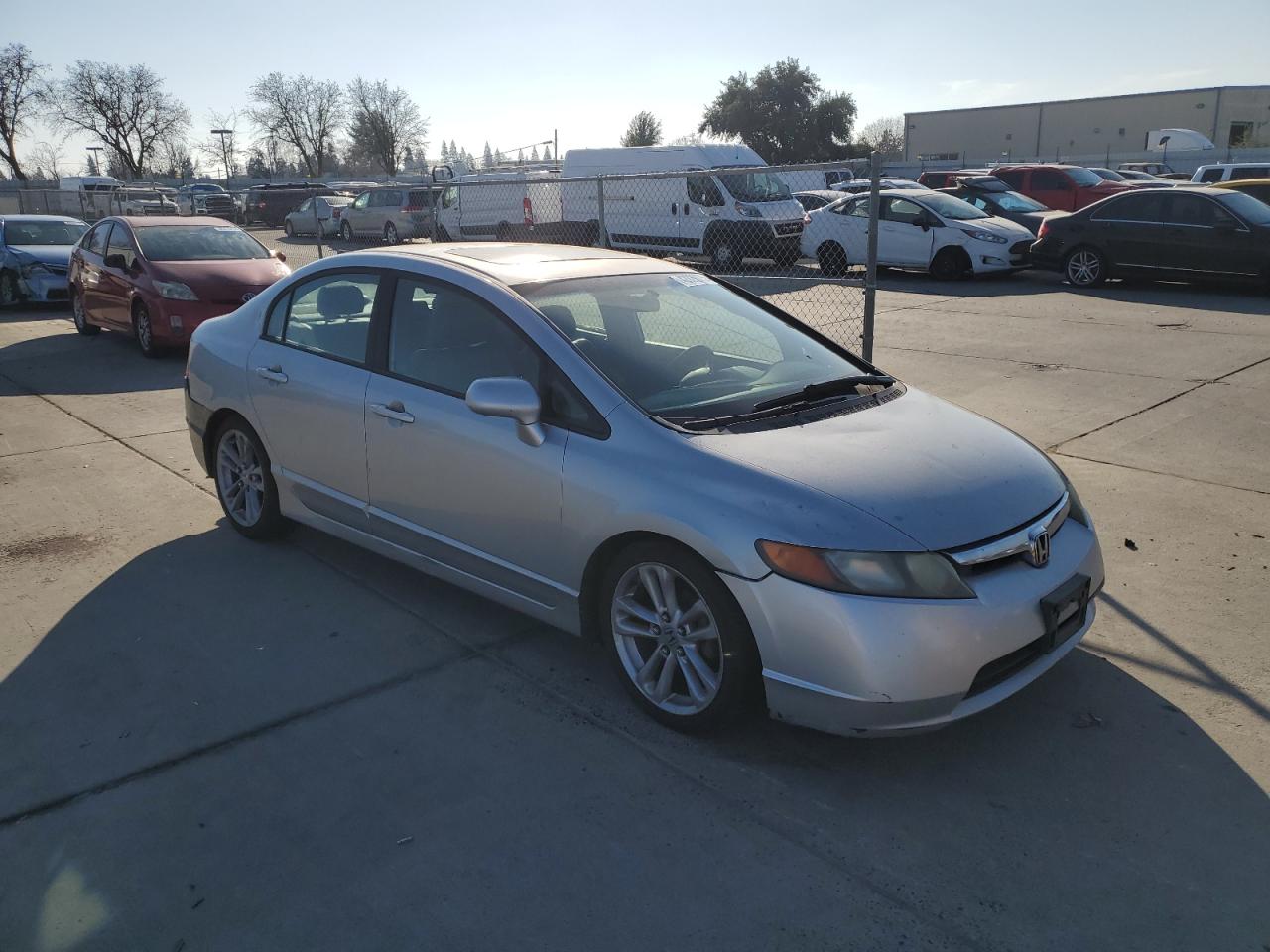 2006 Honda Civic VIN 1HGFA16806L003628 Copart auction photo, front end / side damage thumbnail 4