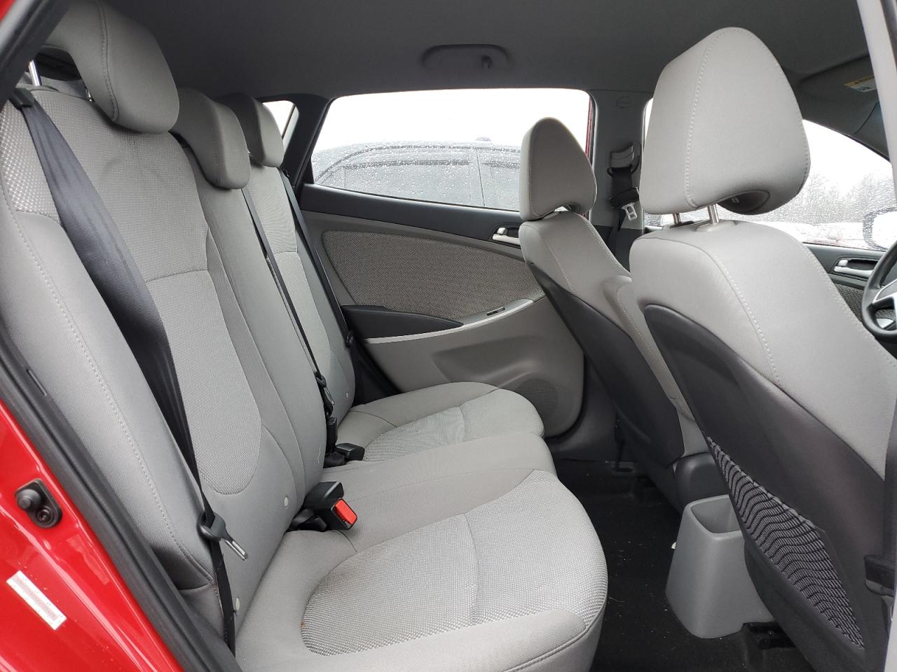 2013 Hyundai Accent VIN KMHCT5AEXDU105425 Copart auction photo, side damage thumbnail 10