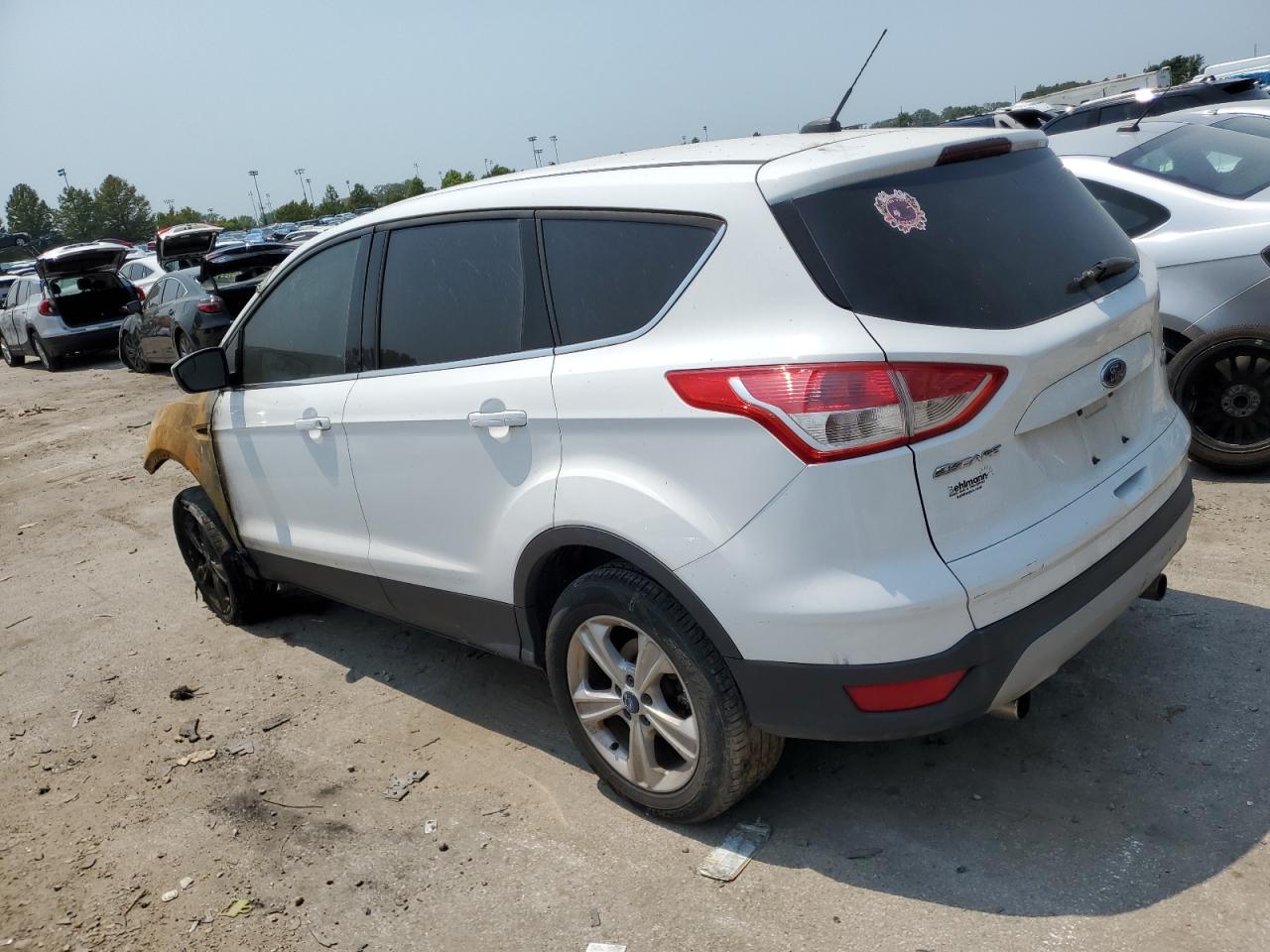 2013 Ford Escape VIN 1FMCU0GX9DUB95840 Copart auction photo, burn damage thumbnail 2