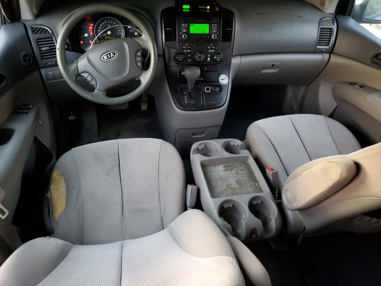 2012 KIA Sedona VIN KNDMG4C70C6416984 Copart auction photo, front end / side damage thumbnail 8