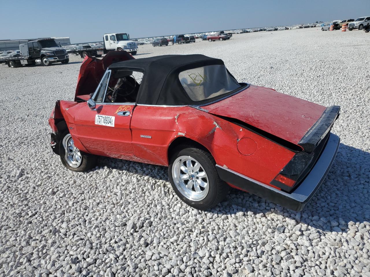 1986 Alfa Romeo Giulia VIN ZARBA5419G1043011 Copart auction photo, all over damage thumbnail 2