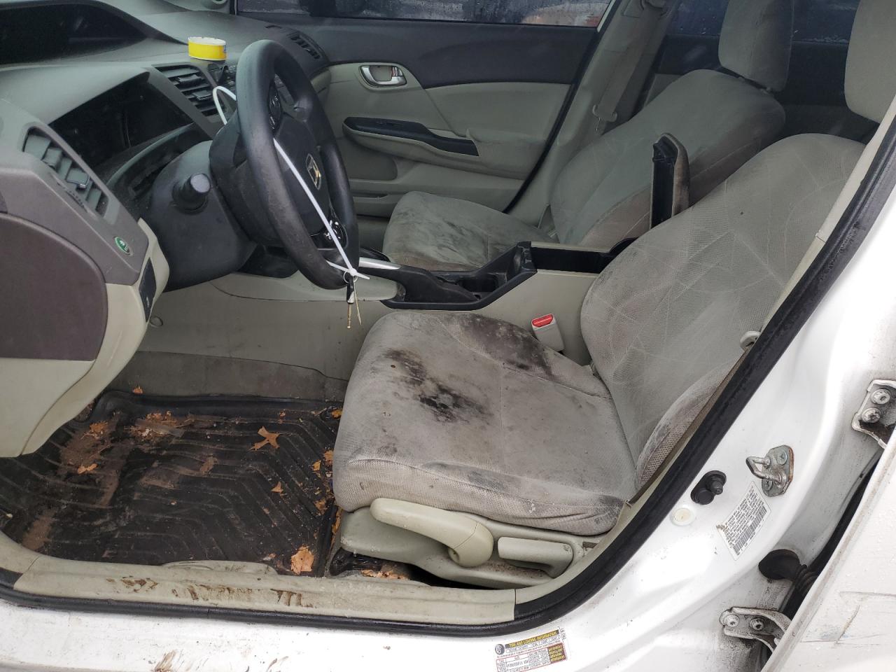 2012 Honda Civic VIN 19XFB2F8XCE328132 Copart auction photo, rear end / side damage thumbnail 7
