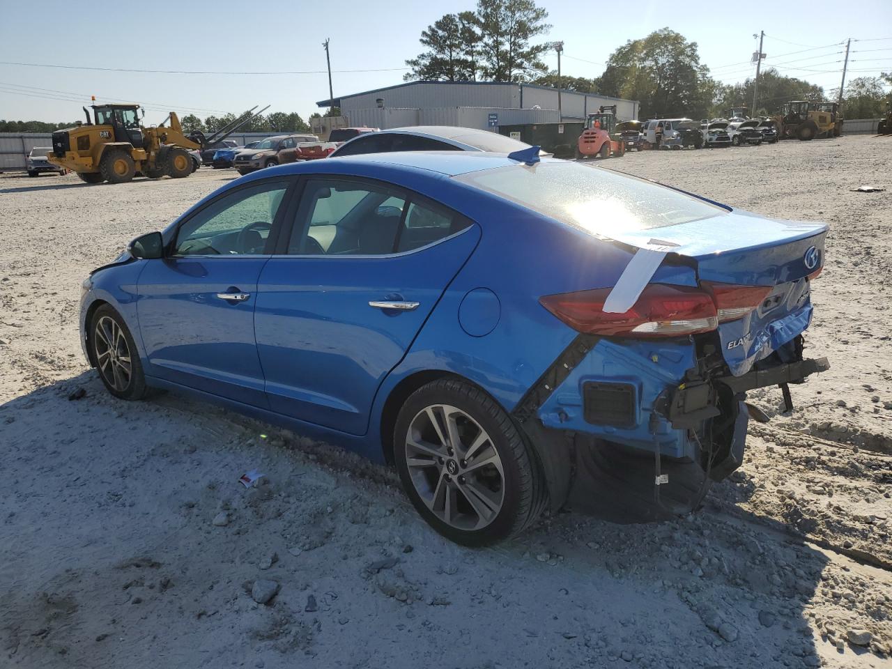 2017 Hyundai Elantra VIN 5NPD84LFXHH083081 Copart auction photo, rear end / front end damage thumbnail 2
