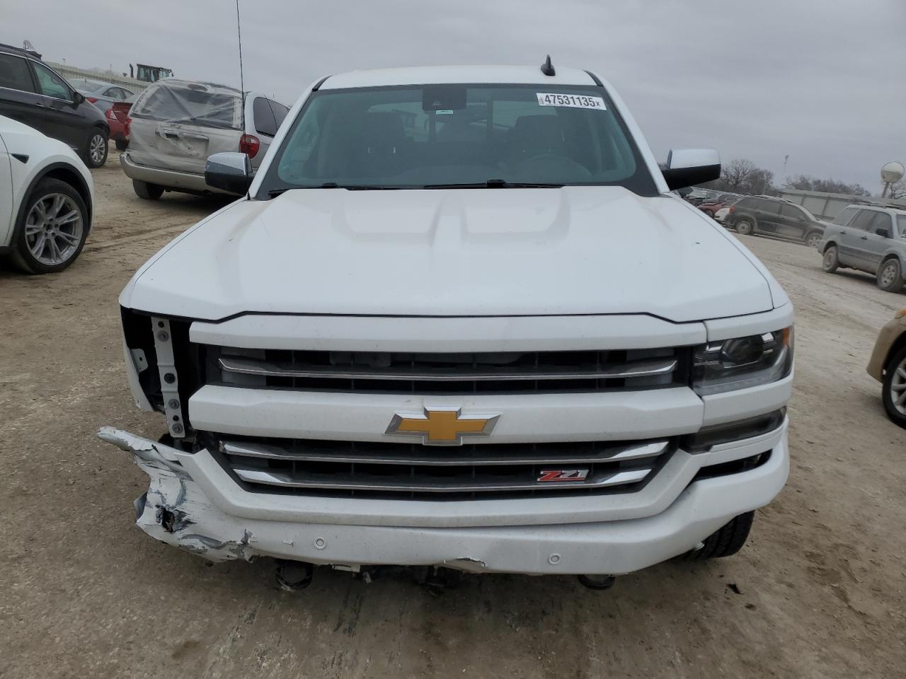 2016 Chevrolet Silverado VIN 3GCUKSEC6GG360826 Copart auction photo, undercarriage / front end damage thumbnail 5