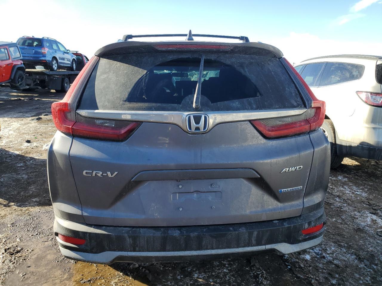 2021 Honda CR-V VIN 7FART6H59ME035052 Copart auction photo, front end / side damage thumbnail 6