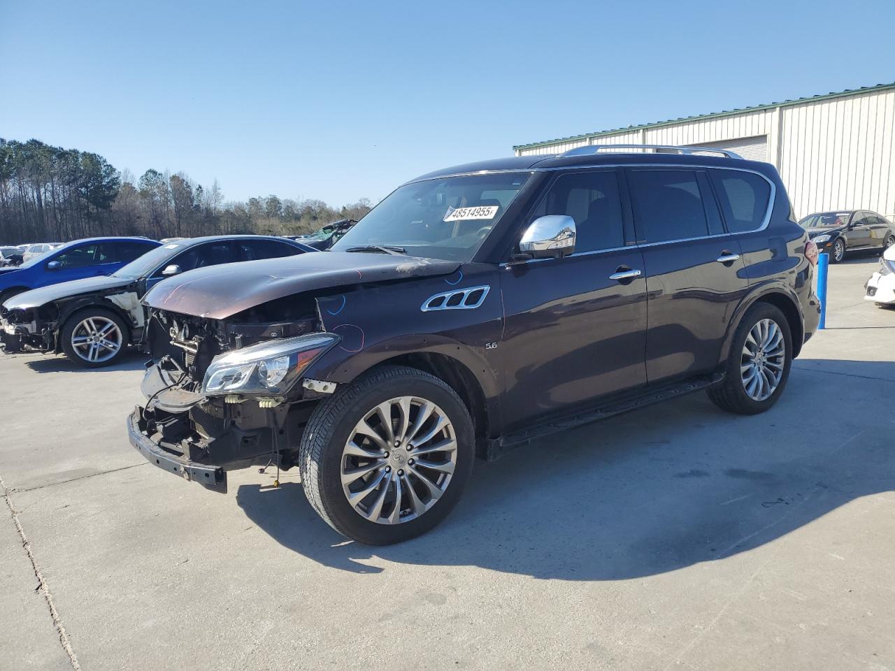 2015 Infiniti QX80 VIN JN8AZ2ND4F9770423 - Copart auction photo