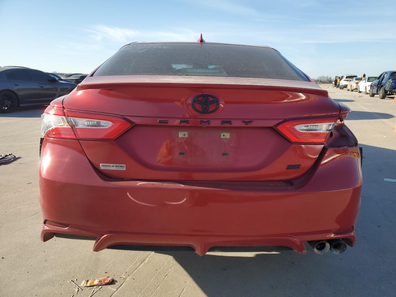 2020 Toyota Camry VIN 4T1M11AK8LU384185 Copart auction photo, front end / side damage thumbnail 6