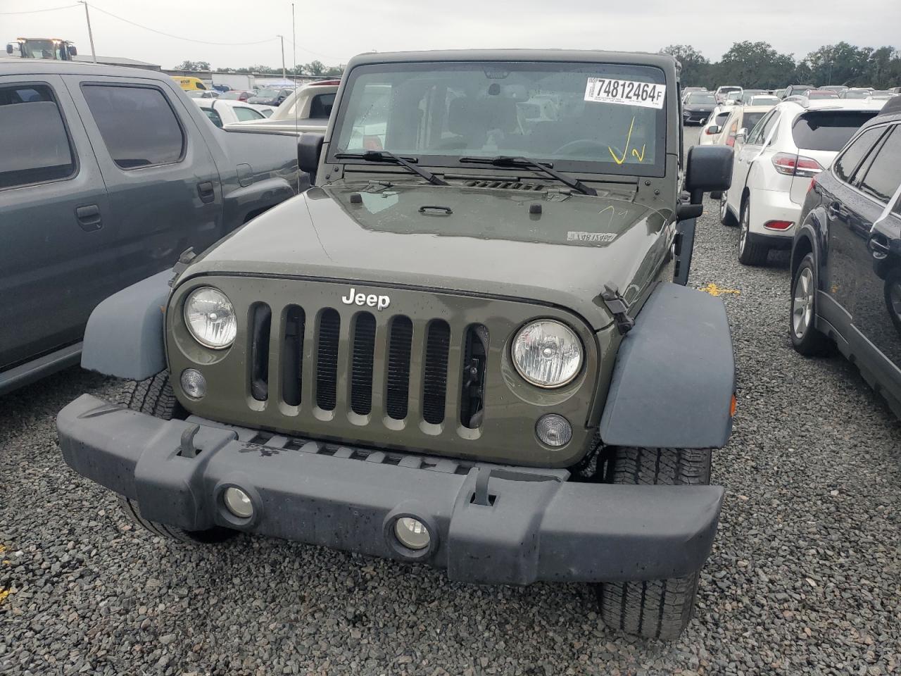 2015 Jeep Wrangler VIN 1C4BJWDGXFL606140 Copart auction photo, water/flood damage thumbnail 5