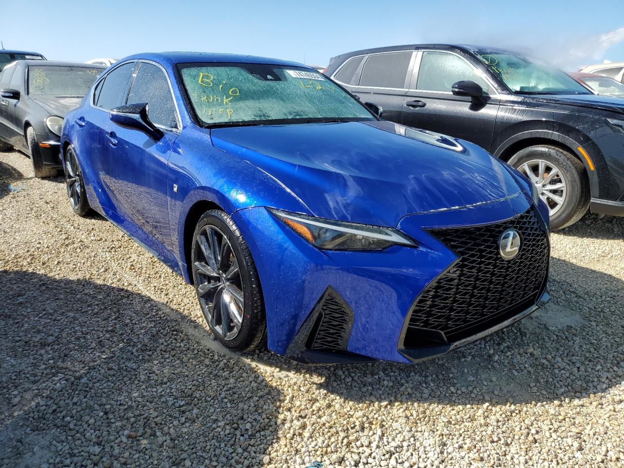 2021 Lexus IS VIN JTHGZ1B29M5043784 Copart auction photo, water/flood damage thumbnail 4