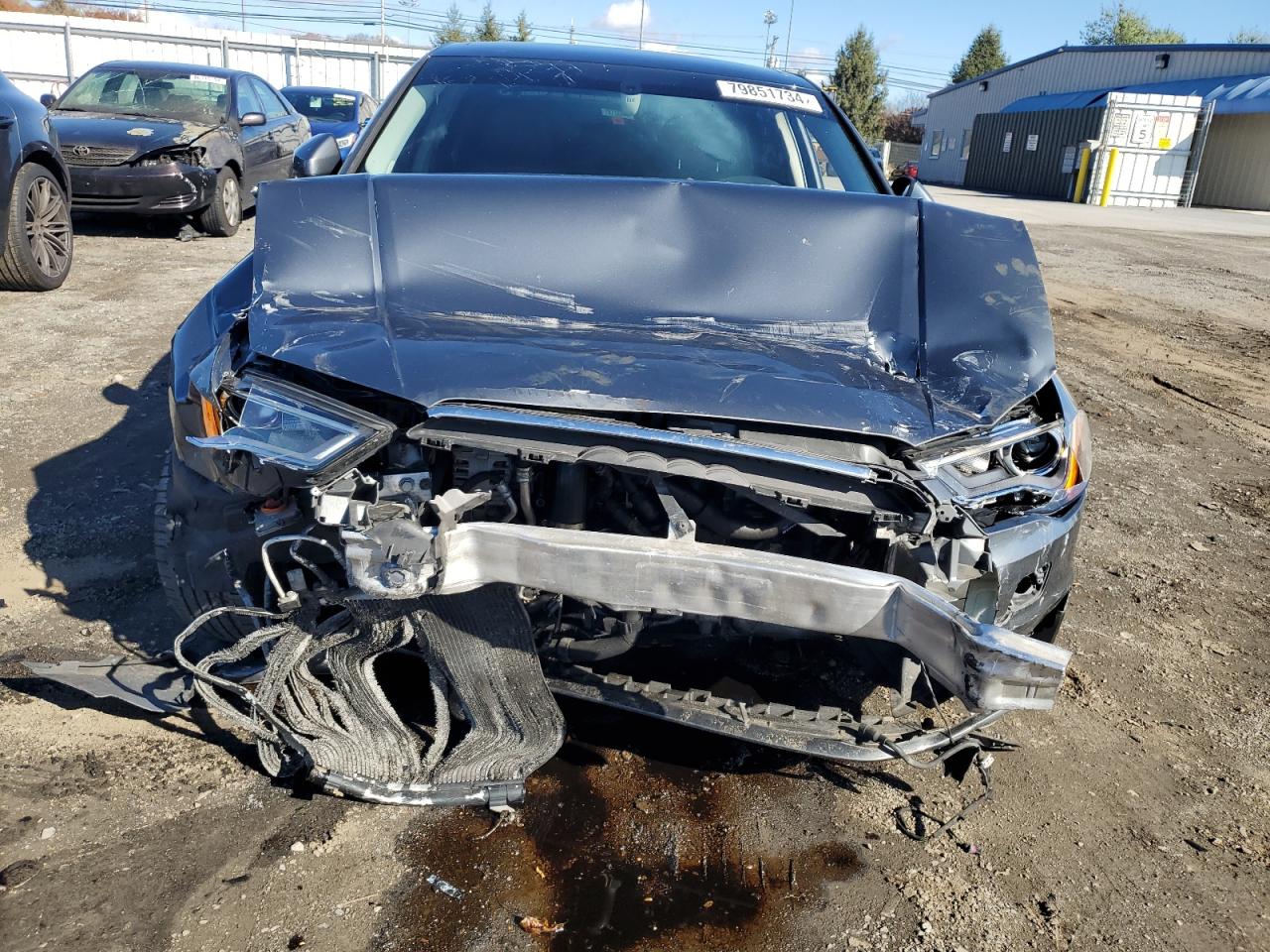 2015 Audi A3 VIN WAUBFGFF2F1116974 Copart auction photo, front end / minor dent/scratches damage thumbnail 5