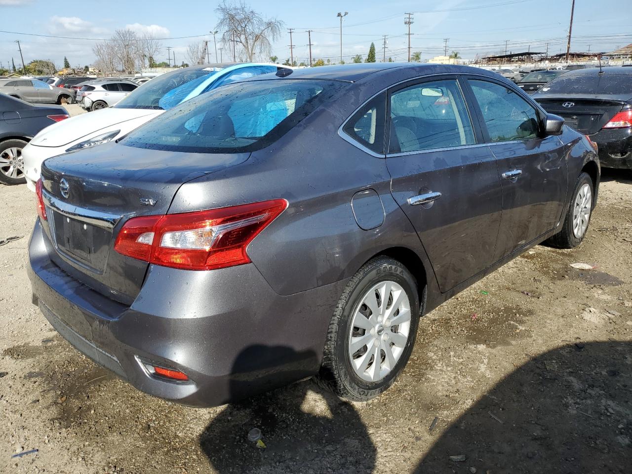2016 Nissan Sentra VIN 3N1AB7AP5GY208929 Copart auction photo, rear end / side damage thumbnail 3