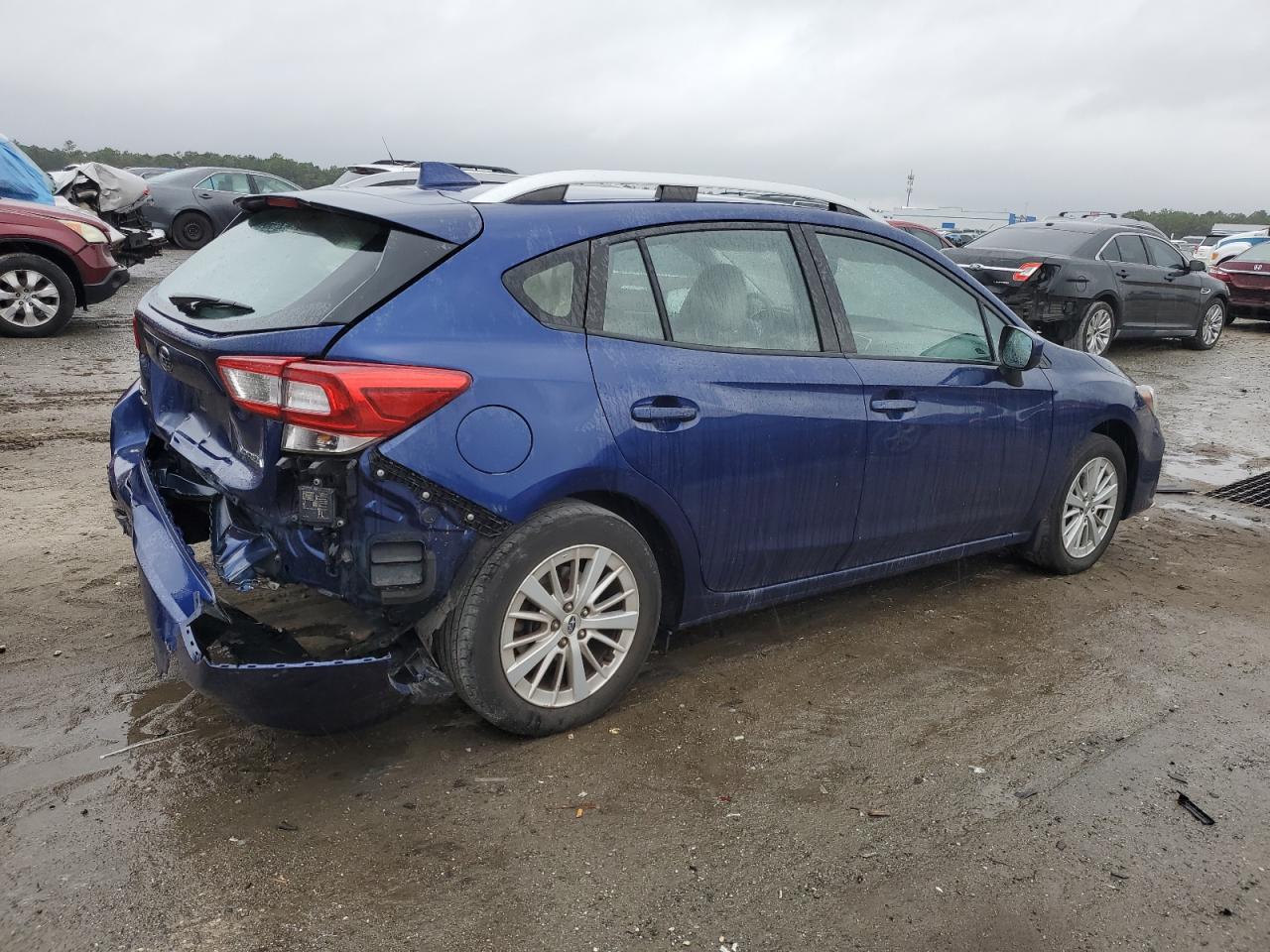 2018 Subaru Impreza VIN 4S3GTAD68J3713660 Copart auction photo, rear end damage thumbnail 3