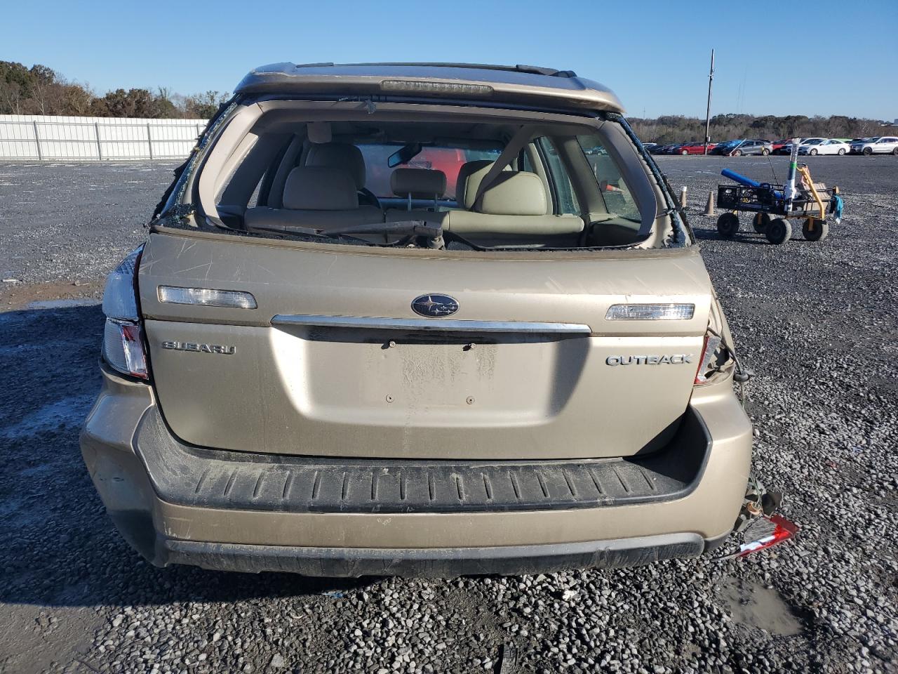 2008 Subaru Outback VIN 4S4BP62C987310385 Copart auction photo, all over / front end damage thumbnail 6