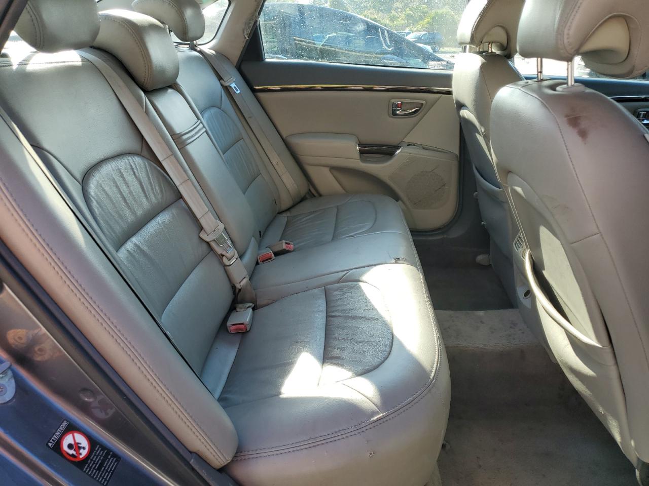 2010 Hyundai Azera VIN KMHFC4DD5AA484650 Copart auction photo, side / minor dent/scratches damage thumbnail 10