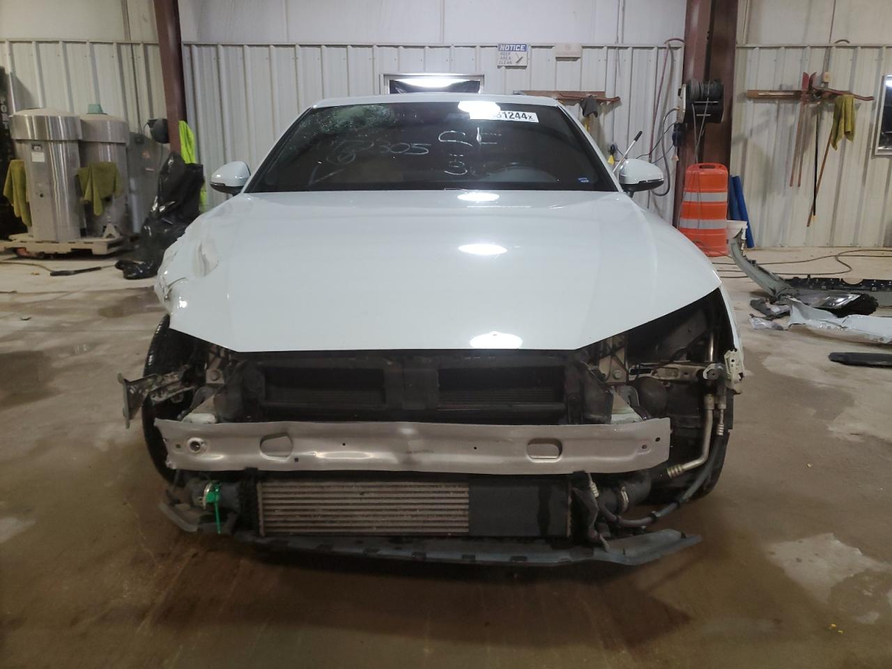 2017 Audi A4 VIN WAUDNAF46HN039240 Copart auction photo, front end / undercarriage damage thumbnail 5