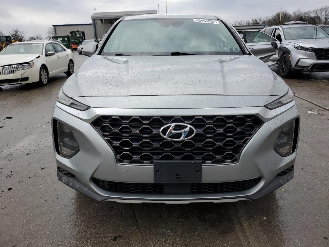 2020 Hyundai Santa Fe VIN 5NMS2CAD9LH183568 Copart auction photo, side / rear end damage thumbnail 5