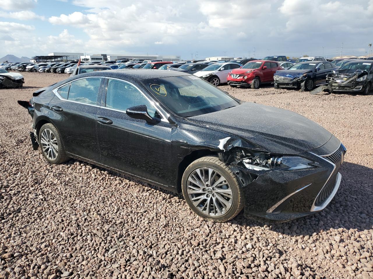 2020 Lexus ES VIN 58ADZ1B19LU062582 Copart auction photo, rear end / front end damage thumbnail 4