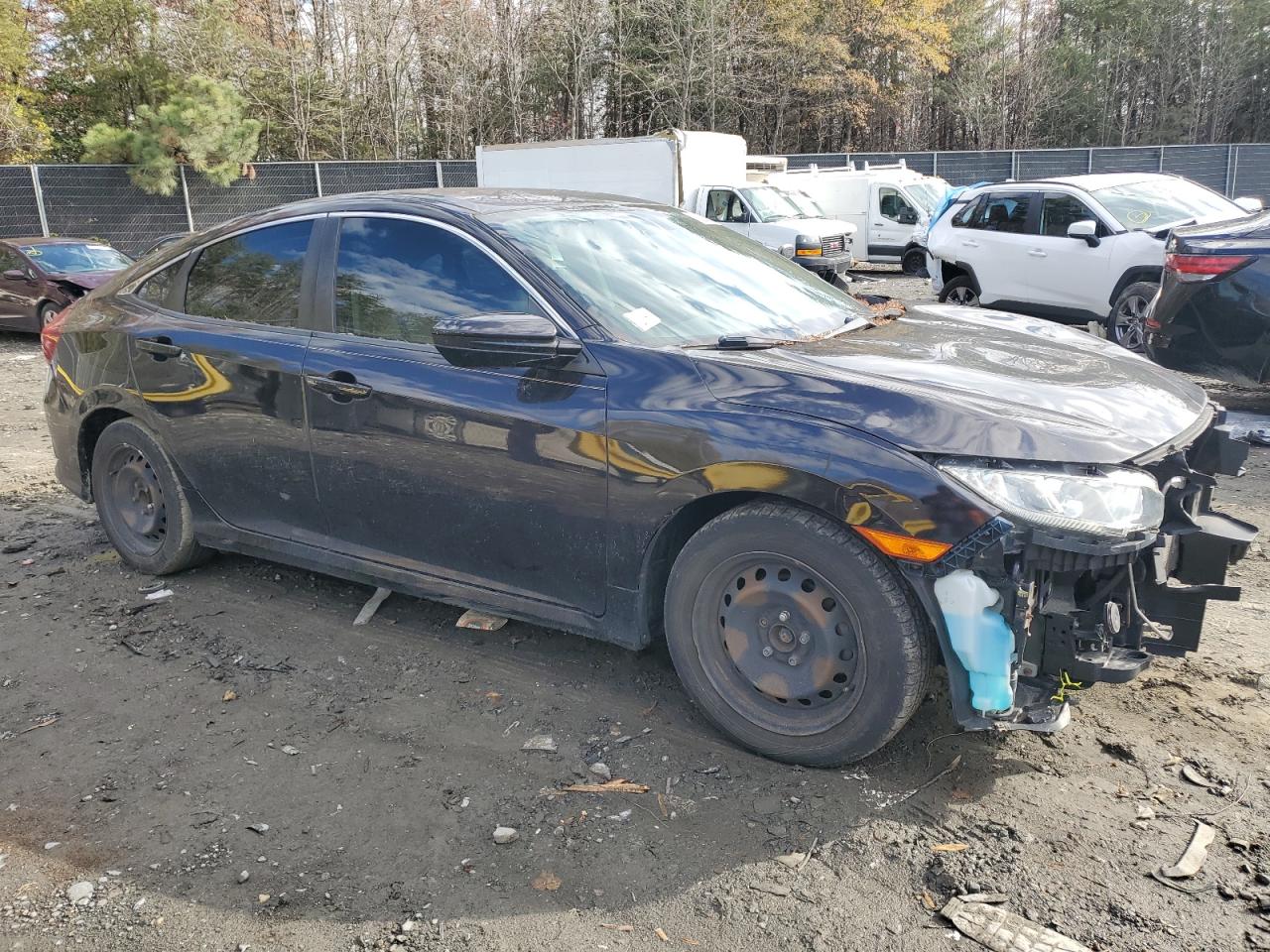 2016 Honda Civic VIN 2HGFC2F53GH574390 Copart auction photo, all over damage thumbnail 4
