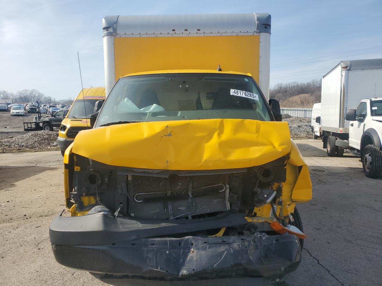 2016 GMC Savana VIN 1GD37TCG9G1253689 Copart auction photo, front end damage thumbnail 5